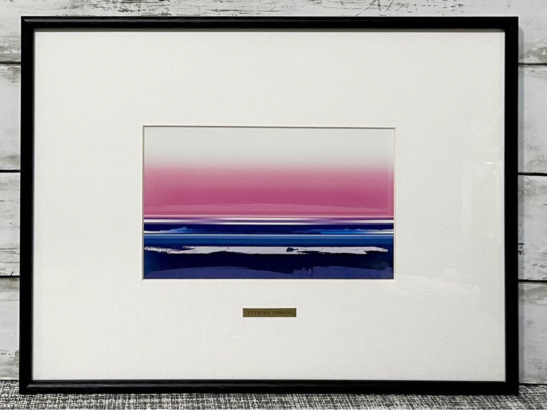 

[USED] Tetsuro Sawada s collection of works, framed, frame size 41 x 31 cm