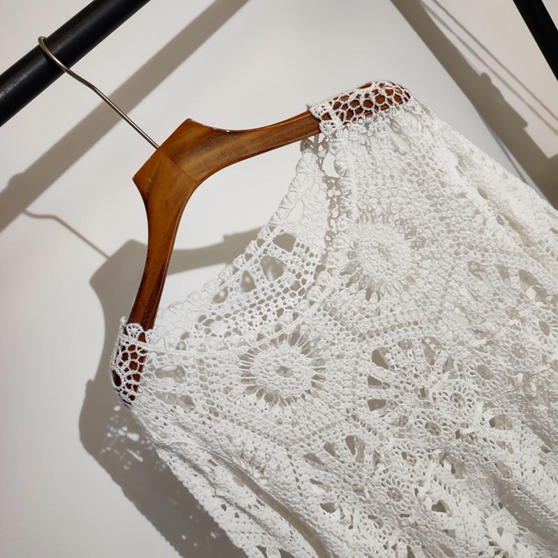 Dimanaf New Summer 2025 Women T-Shirt Bat Sleeve Basic Fashion Tops Lace Tees Casual Loose White Tees