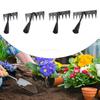 Garden Weeding Rake Heavy Duty Hand Tool Garden Rake Metal Easy To Use Sturdy Versatile Practical Gardening Yard Homeowners