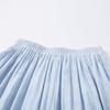 Xiangying Women's Embroidered Lightweight Two-Piece Skirt Set