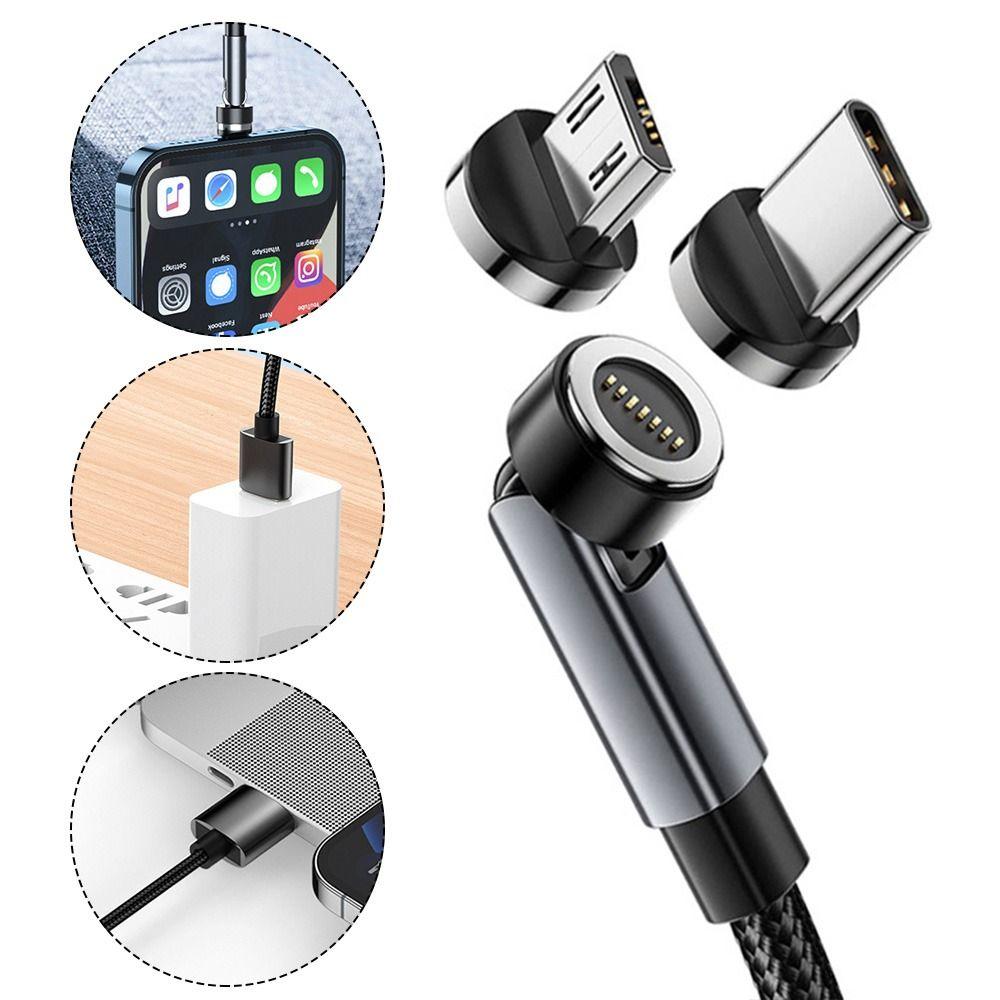 

Rotatable Type C Adapter Magnetic Cable Magnet Charger Usb Cable Super Fast Charging