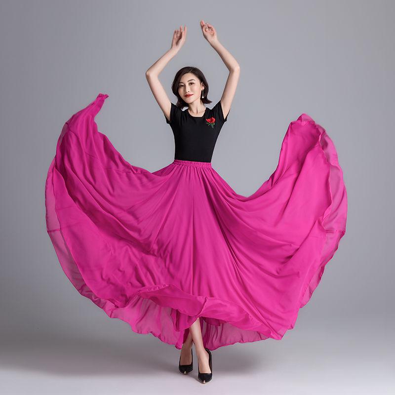 Agent 720 Scarlet Chiffon Classical Dance Skirt