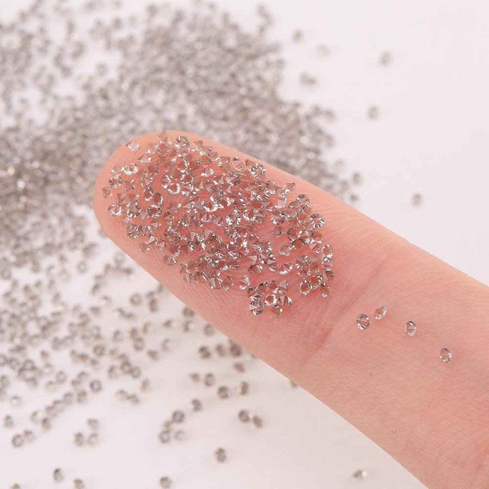 Crystal Glass, Nail Art Micro-Diamond, Shiny 11-Color Pointed Bottom Rhinestone Nail Decoration Accessories