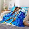 SSC Napoli Print FlAannel Blanket, High quality Comfortable for All Seasons, Home Decor, Warmth and Comfort