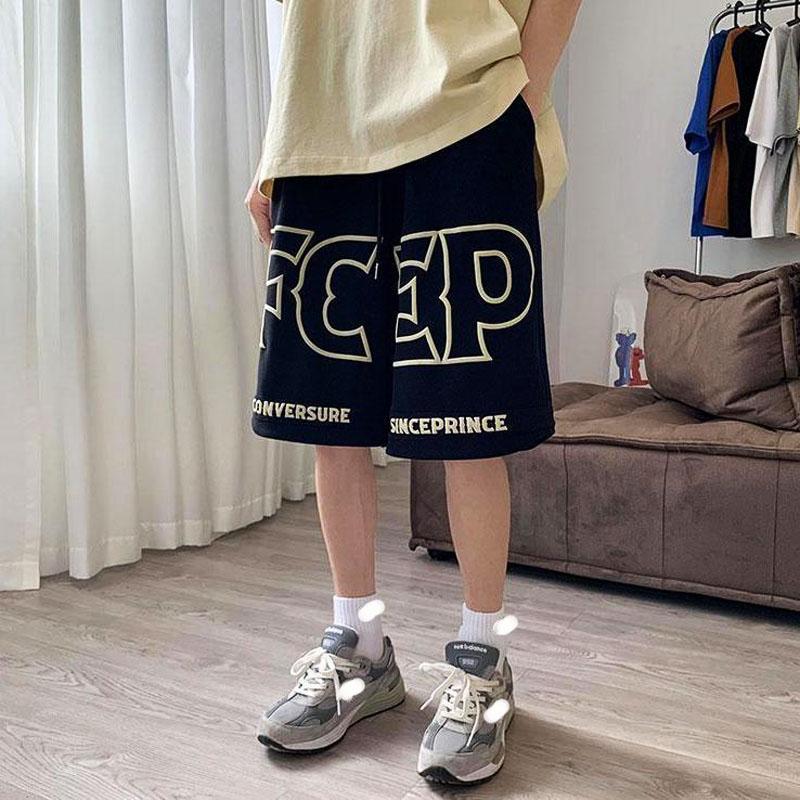 Male Summer Men's Clothing Printed Beach Shorts Basketball High Street Casual Pants For Men Streetwear Ropa Hombre Sweatpants