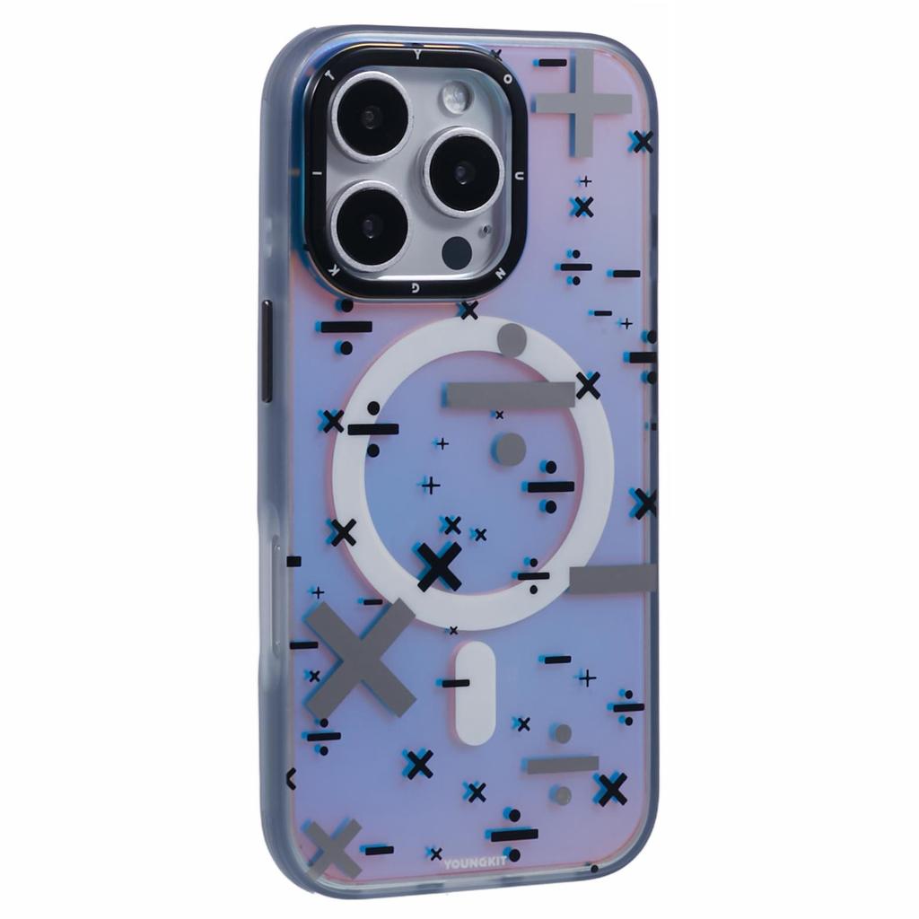 YOUNGKIT Mathematical Series for iPhone 16 Pro Case Compatible with MagSafe IMD TPU Back Cover