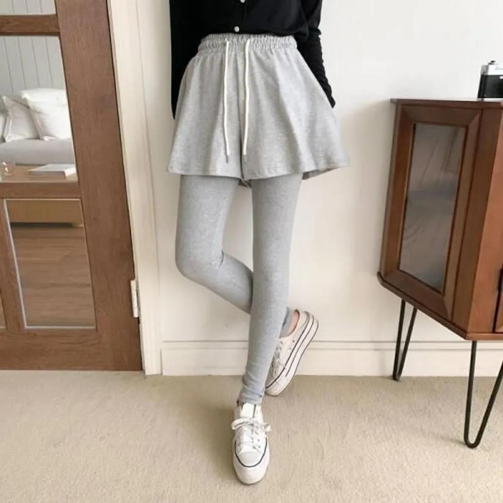 Women's Spandex Cotton Flare Leggings Set