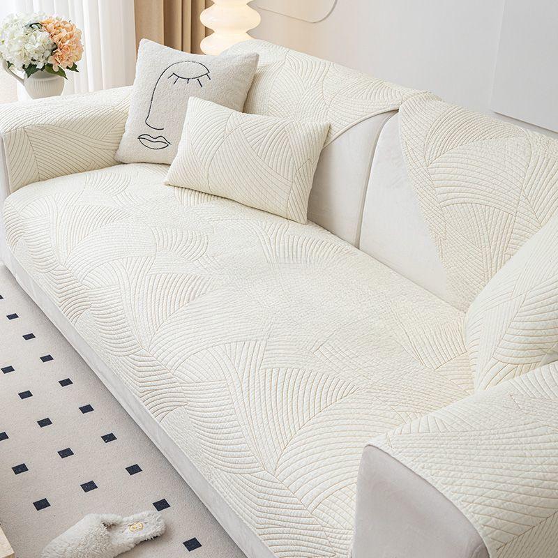 Nordisches, schlichtes Sofakissen in Volltonfarbe, für alle Jahreszeiten, aus reinem Baumwollstoff, rutschfestes Baumwollkissen, universeller, moderner Sofabezug, Handtuch