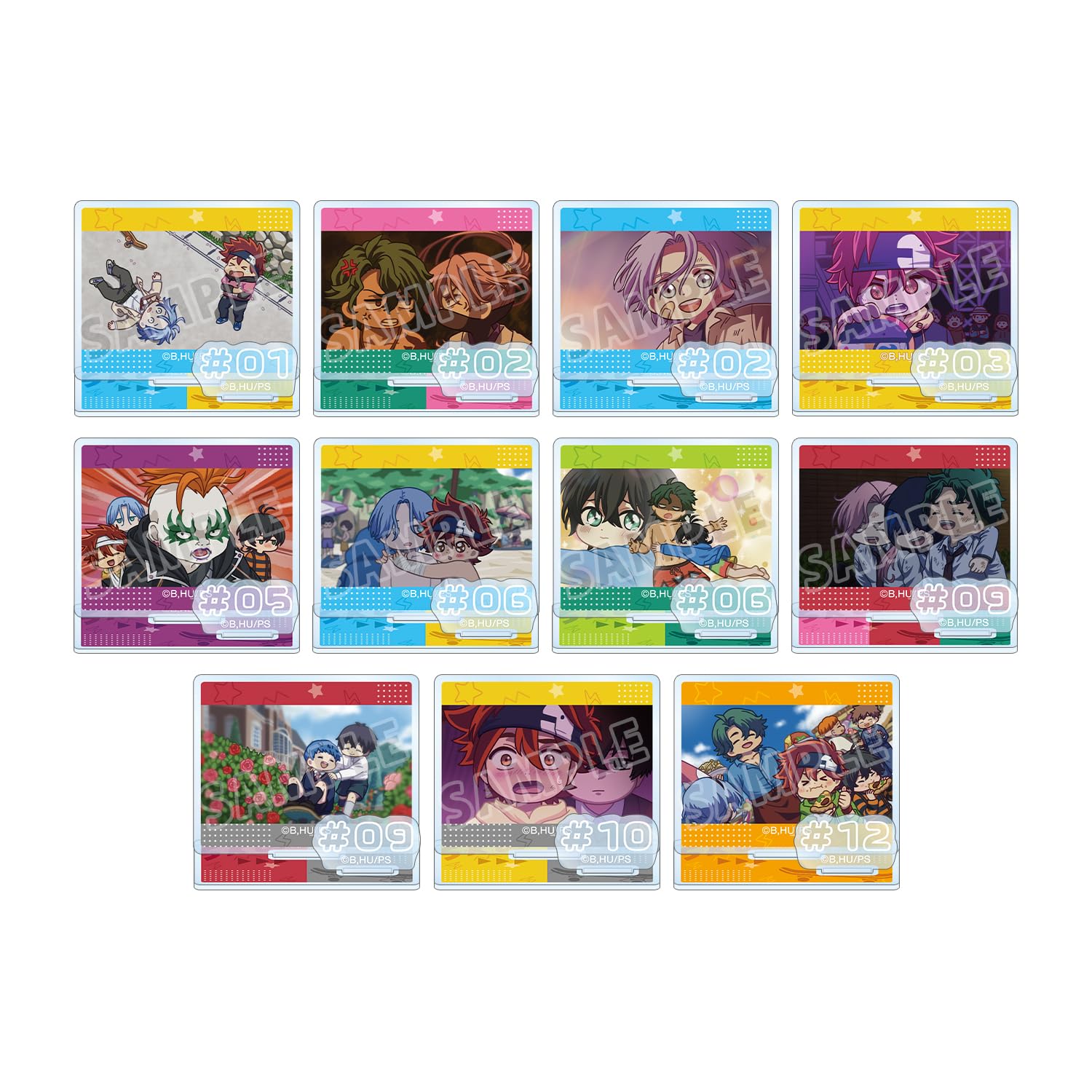 

SK SK Eight Trading Yurukoma Acrylic Stand with Box of 11 Parts,