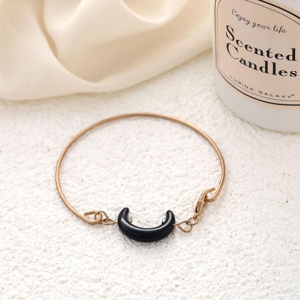 Promotion Personalized Combination Jewelry, Fashion Crescent Eyes 6-Piece Set Gold Bracelet