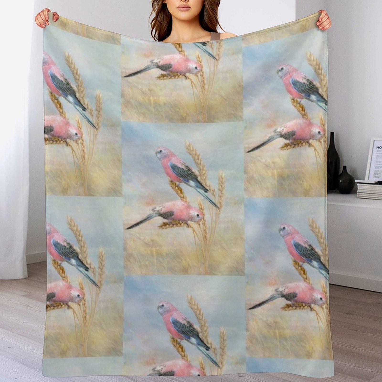 Bourkes Parrot Throw Blanket Mens Soft Warm Throw Blanket for Couch 102x76cm(40x30in)