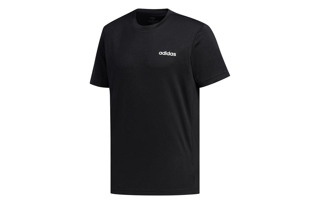 

Adidas T Shirts Men s Black Crew Neck Moderate Straight Fit FL0286 L