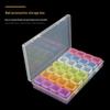 Nail Art & Jewelry 28-Compartment Dustproof Storage Box for Rings and Ear Studs