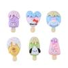 Glossy Animal Ice Cream Cartoon Resin Hair Clip DIY Ornament Accessories