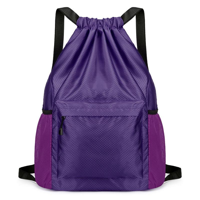 

WTEMPO Парные однотонные универсальные рюкзаки на молнии для спорта на открытом воздухе сумки для мамочек большой емкости легкий дорожный рюкзак 37*19*48cm фиолетовый