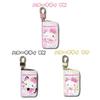 Hatayama Shoji Sanrio Smart Key Case Nekoneko Maid Hello Kitty Black rotating carabiner Double ring Key storage Character goods Car key compatible