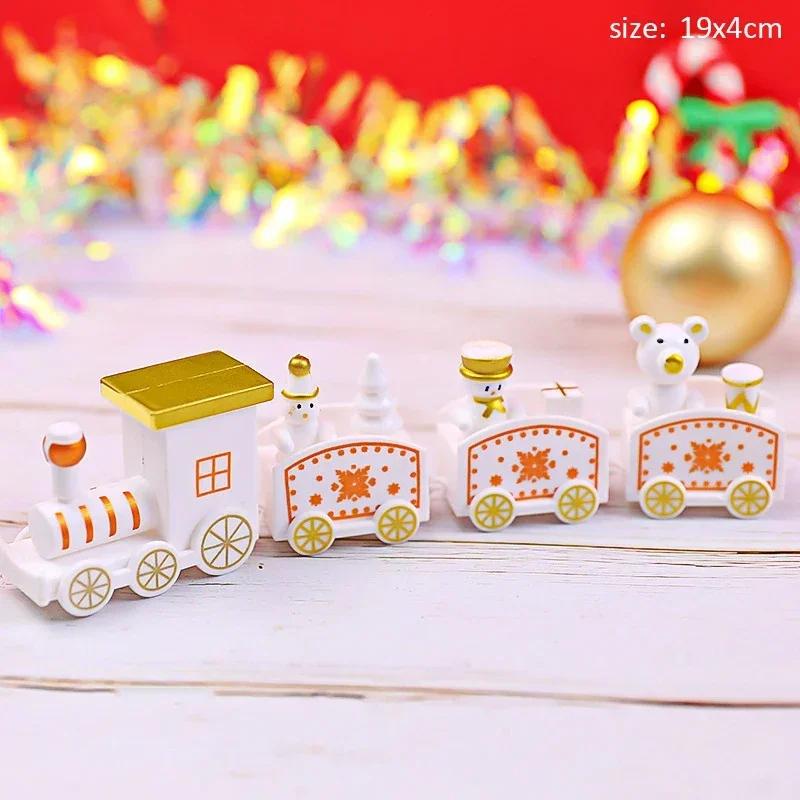 Christmas Cake Decor Ornaments Xmas Train Ornaments Merry Christmas Decor For Home Happy New Year 2023 Kids Favor Gifts