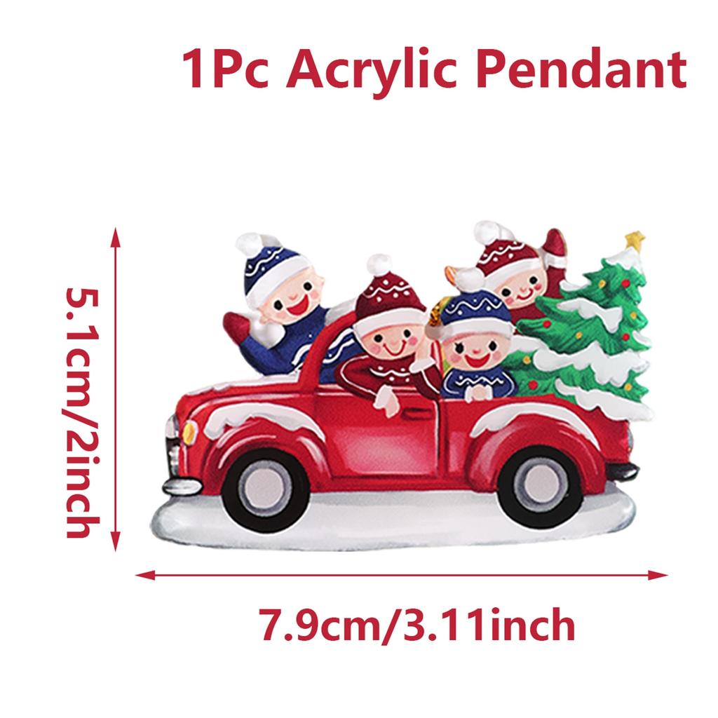 Christmas Family Pendant Navidad Natal Noel Tree Hanging Ornament Merry Christmas Decorations For Home 2025 Happy New Year 2025