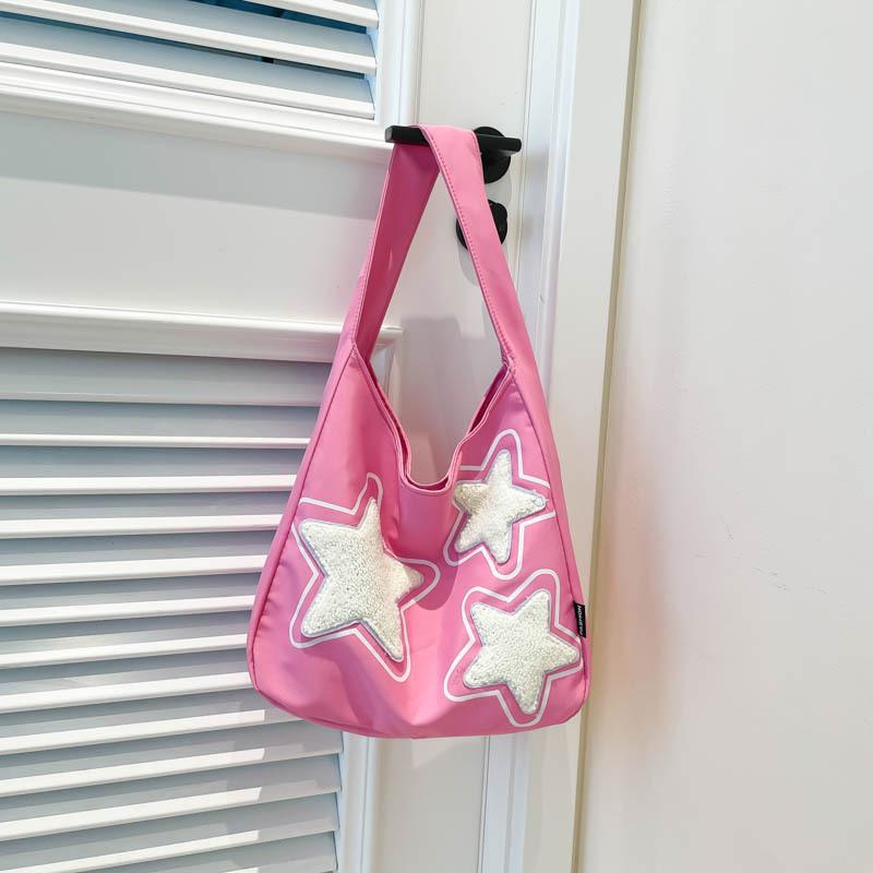 Beautiful Bag Women's Large-capacity 2025 New Summer Foreign Shoulder Bag Cloth Bag Texture Commuter Niche Tote Bag