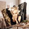 Warm Flannel BlanketP!nk Singer Soft Cozy Throw Blanket for Bedroom Couch