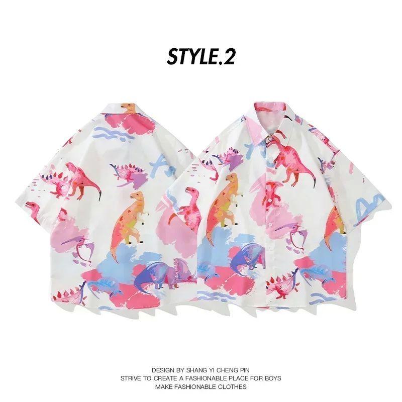 

Рубашка-кардиган с коротким рукавом и лацканами, напечатанная на 3D-принтере Style.2 XXL