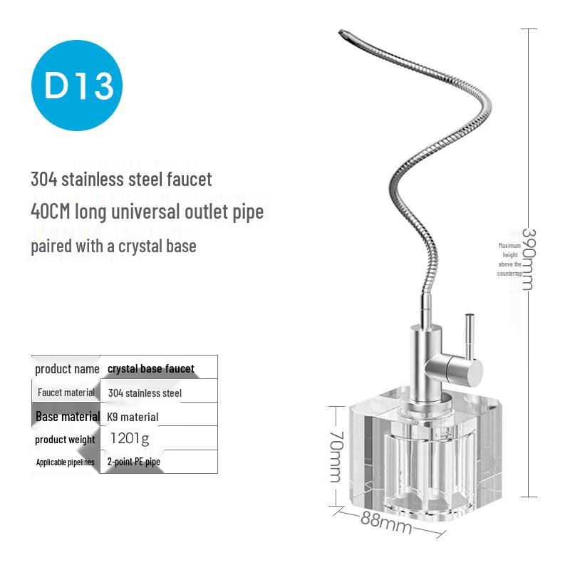 TLXT Stainless Steel Kitchen Water Purifier Faucet