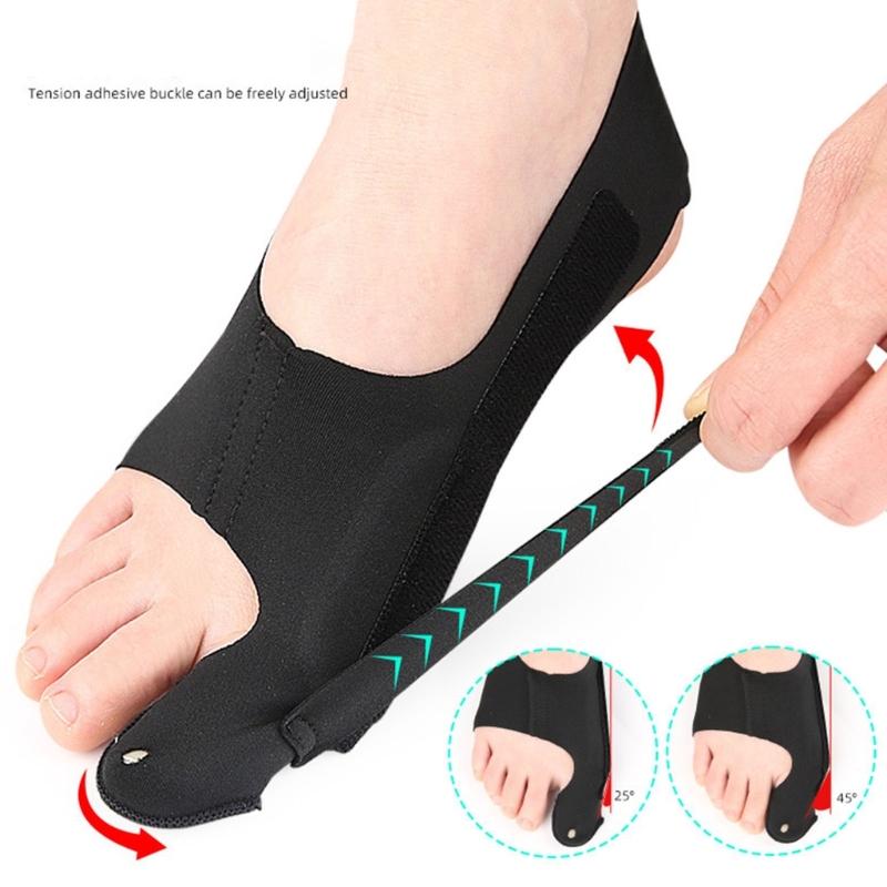 Adjustable Big Toe Straightener Brace 2Pcs Bunions Relief Splint For Men Women Correct Toe Alignment Day Night