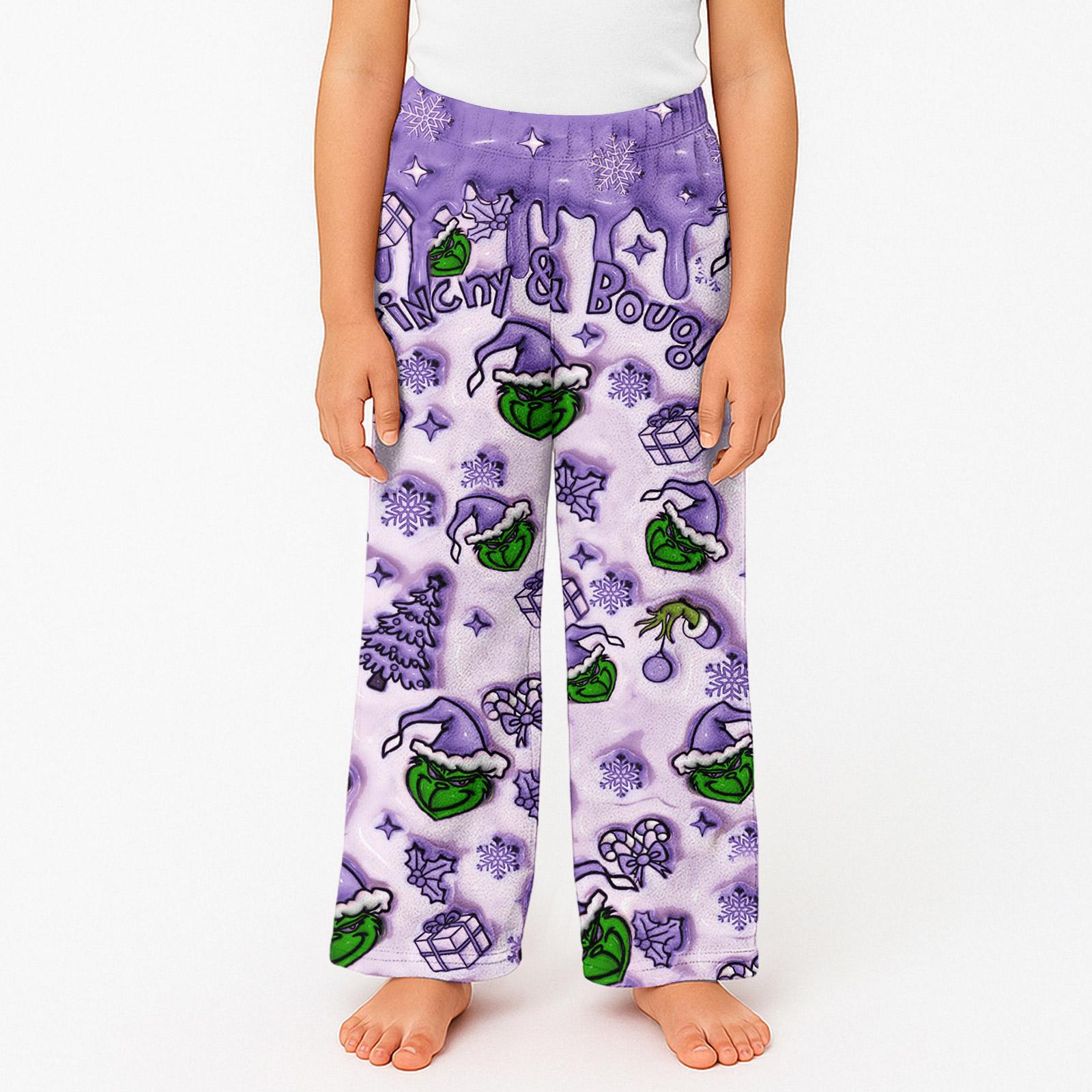 

Детские зимние брюки Длинные брюки с принтом 150 фиолетовый