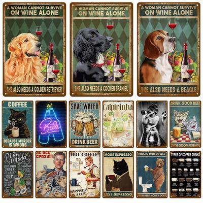 Schlafzimmer Metallschilder Retro Metallplatte Poster Wandkunst Wandbild Vintage Zimmerdekoration Wohnkultur Artikel Blechschilder Ästhetische Männer