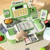 Cash Register Interactive Toy For Kids Simulated Checkout Counter Pretend Play Toys With Lights And Music Gifts For Boys Girls