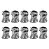 10Pcs Large Hole Anti Lost Lanyard Bead Zinc Alloy Non Slip Lanyard Bead  for Umbrella Rope