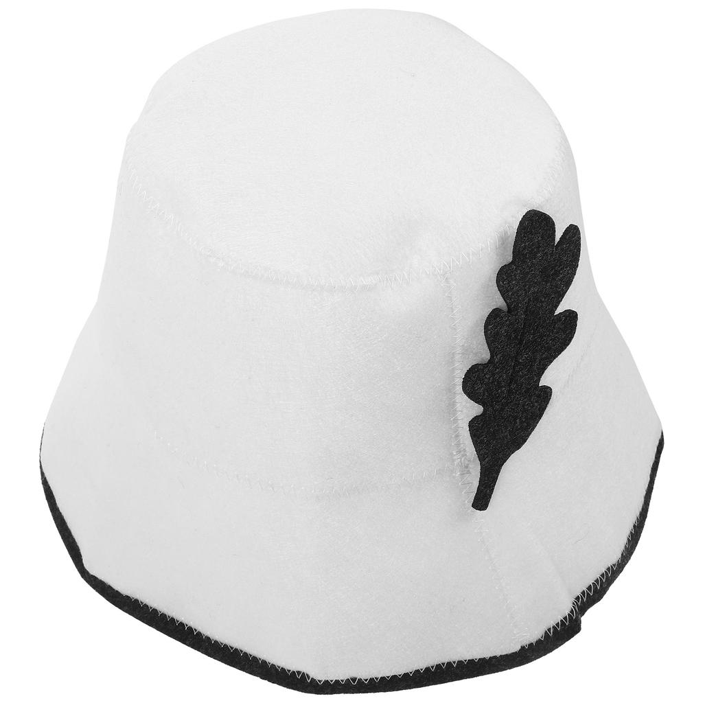Felt Shower Cap Sauna Supply Bonnet for Men Hat Bath Has Women Supplies Household
