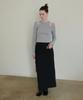 Eonmyuteu Belt Loop String Pencil Skirt(Black)