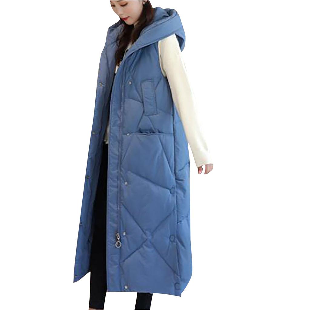 Winter Fashion Woman Lengthened And Thickened  Medium Length Down Cotton  Jacket