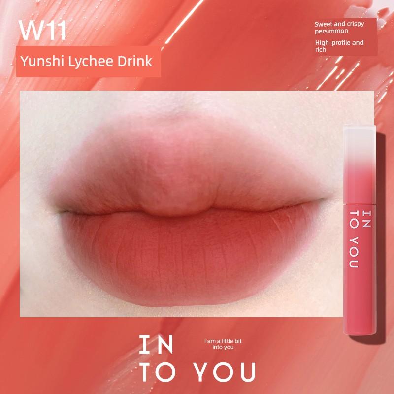 (Brand Direct Sale) into You Watery Lip Glaze Matte Lipstick Lip Gloss Water Mist Lip Glaze Non-Sticky