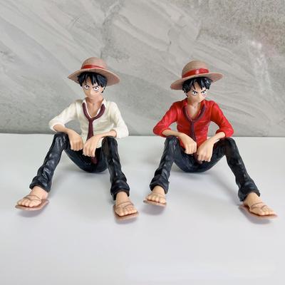 One Piece Hand-made Sitting Position Luffy Stylist Model Car Ornaments Center Console Animation Peripherals
