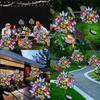 Solar-LED-Schmetterling-Blumenlicht Outdoor-Simulation Schmetterling Rasenlampe Garten wasserdichte Landschaft für Home Weihnachtsdekor