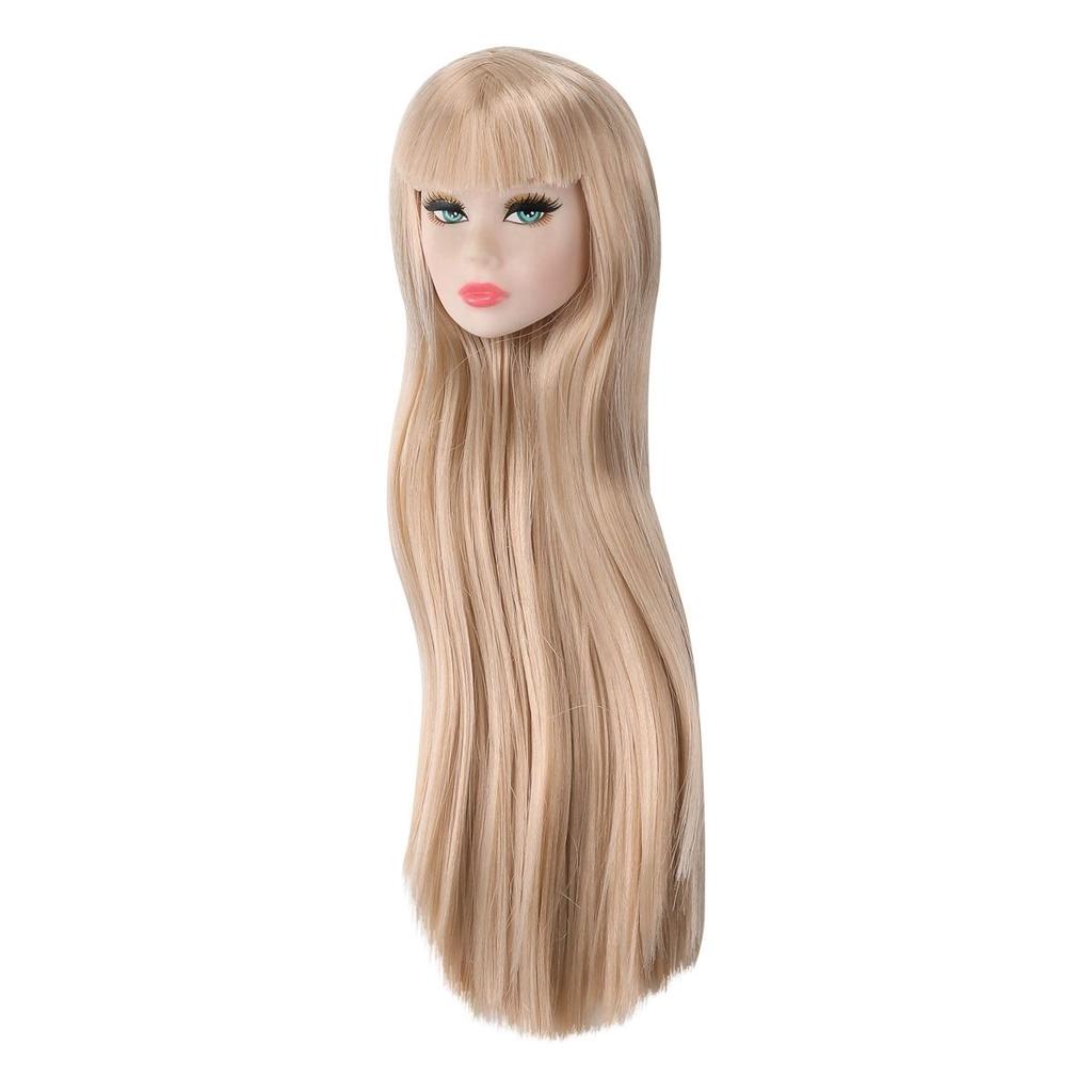 Muñeca Cabeza Cool Girls 1/6 Para Muñeca Supermodelo de 32 cm Figura de Acción Piel Multicolor Cabeza con Maquillaje + Cuerpo Juguete Accesorios Regalo