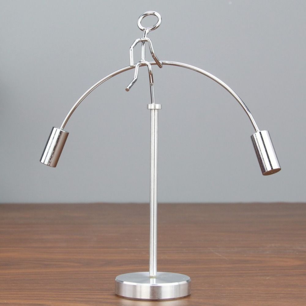 Stainless Steel Balance Ball Toy Pendulum Cradle Decompression Desk Toy Tumble Ornaments  Gifts