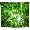 Wall Hanging Tapestry Psychedelic Nature Mountain Seascape Fog Forest Landscape Printed  Living Room Bedroom Home Decor