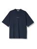 Marni HUMU0223P1USCS87 Men's T-Shirt, Blue/Black, [Used]