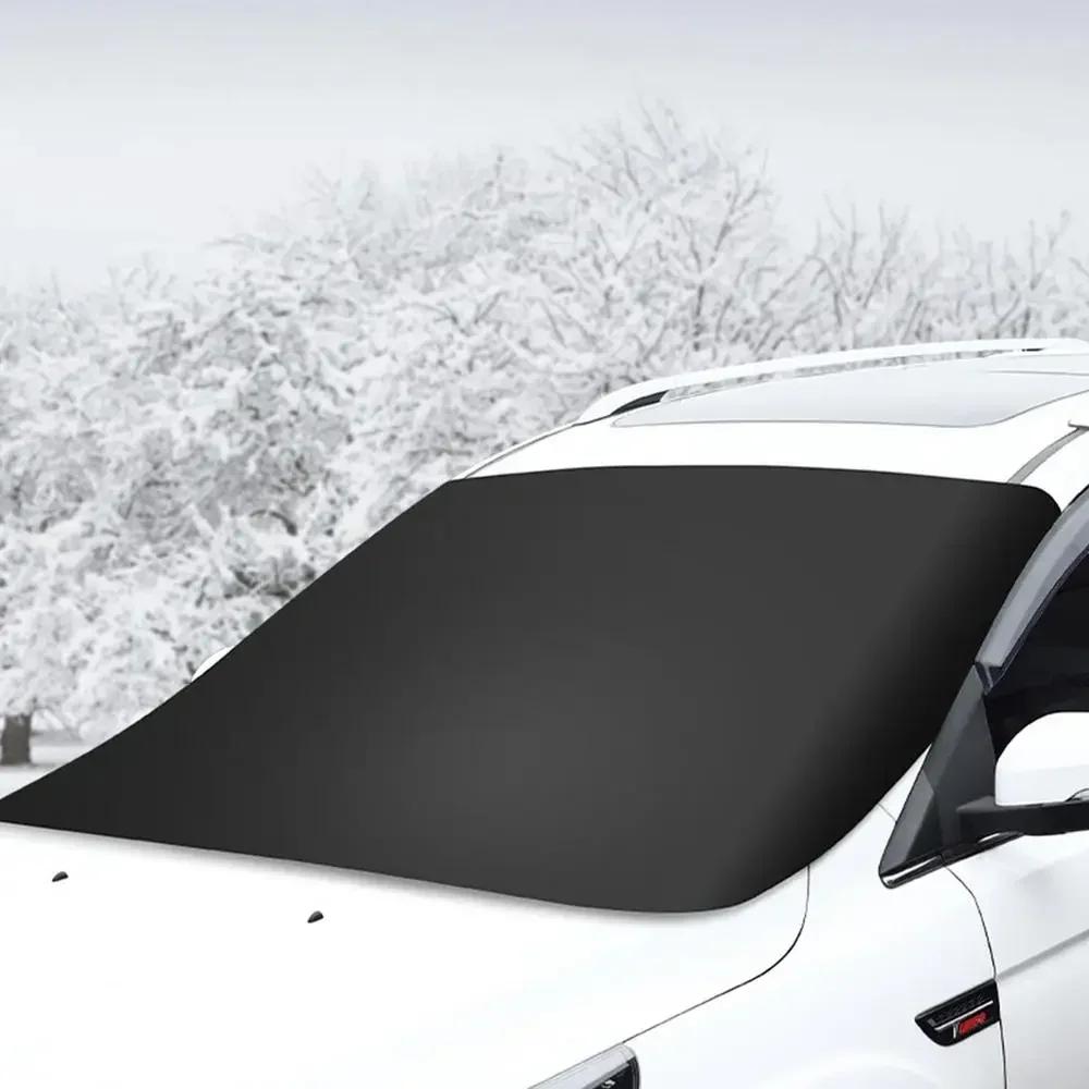 Car Windshield Cover For Snow And Ice Auto Premium Windshield Snow Blanket Auto Front Screen Winter Weather Cover Car Ice Shield