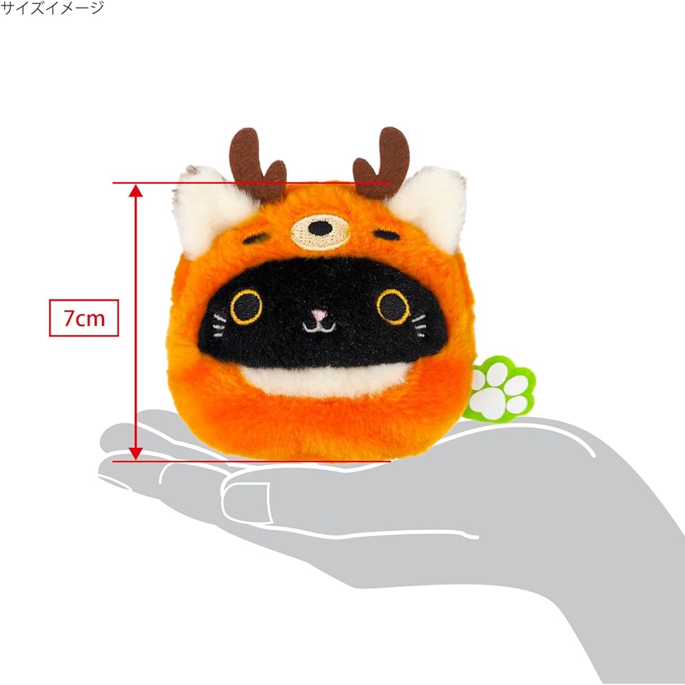 Sanei Boeki Local Dango Shikane Koda Plush Toy 7.5x6x7cm