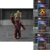Cute Guardians Of The Galaxy Vol2 Baby Groot Pvc Key Chain Figurine For Collectors