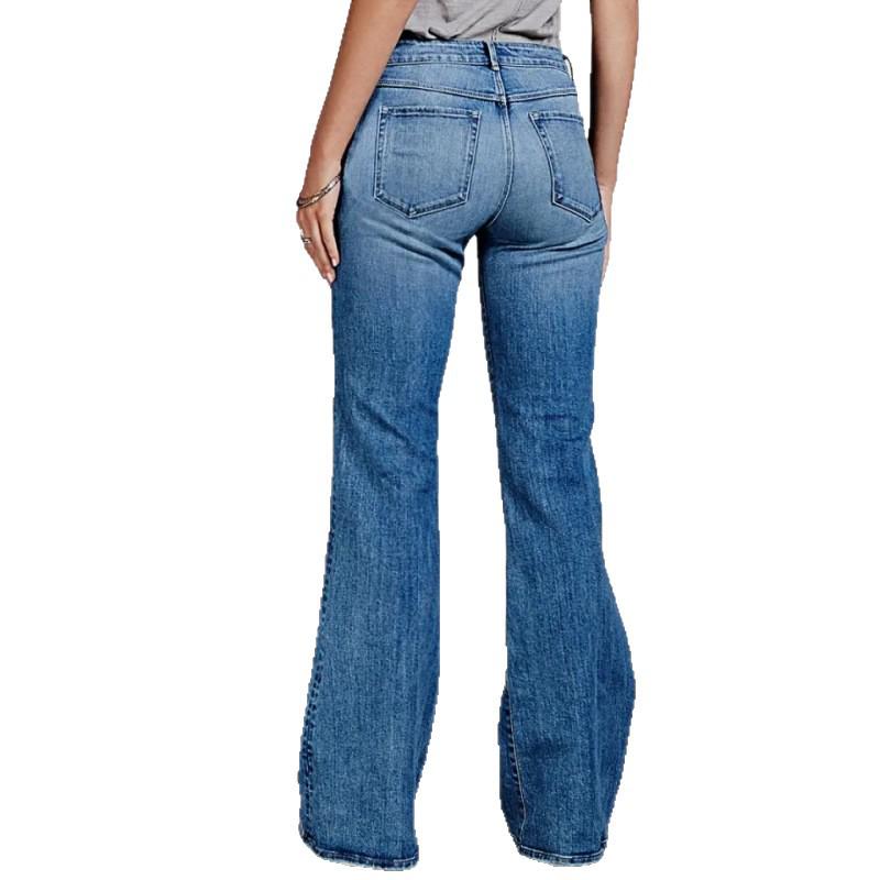 2026 Embroidered Floral Micro-Flare Slimming Wide-Leg Jeans