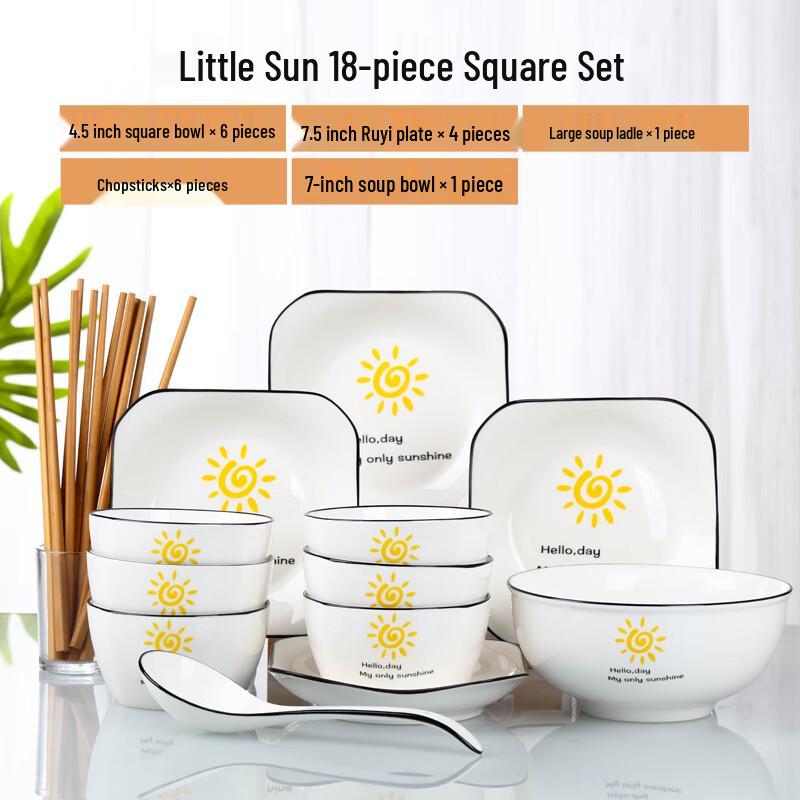 Naijiang Modern Nordic Japanese Ceramic Dinnerware Set
