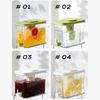 4L Drink Dispenser with Faucet Gallon Water Container for Fridge Ice Tea Pitcher