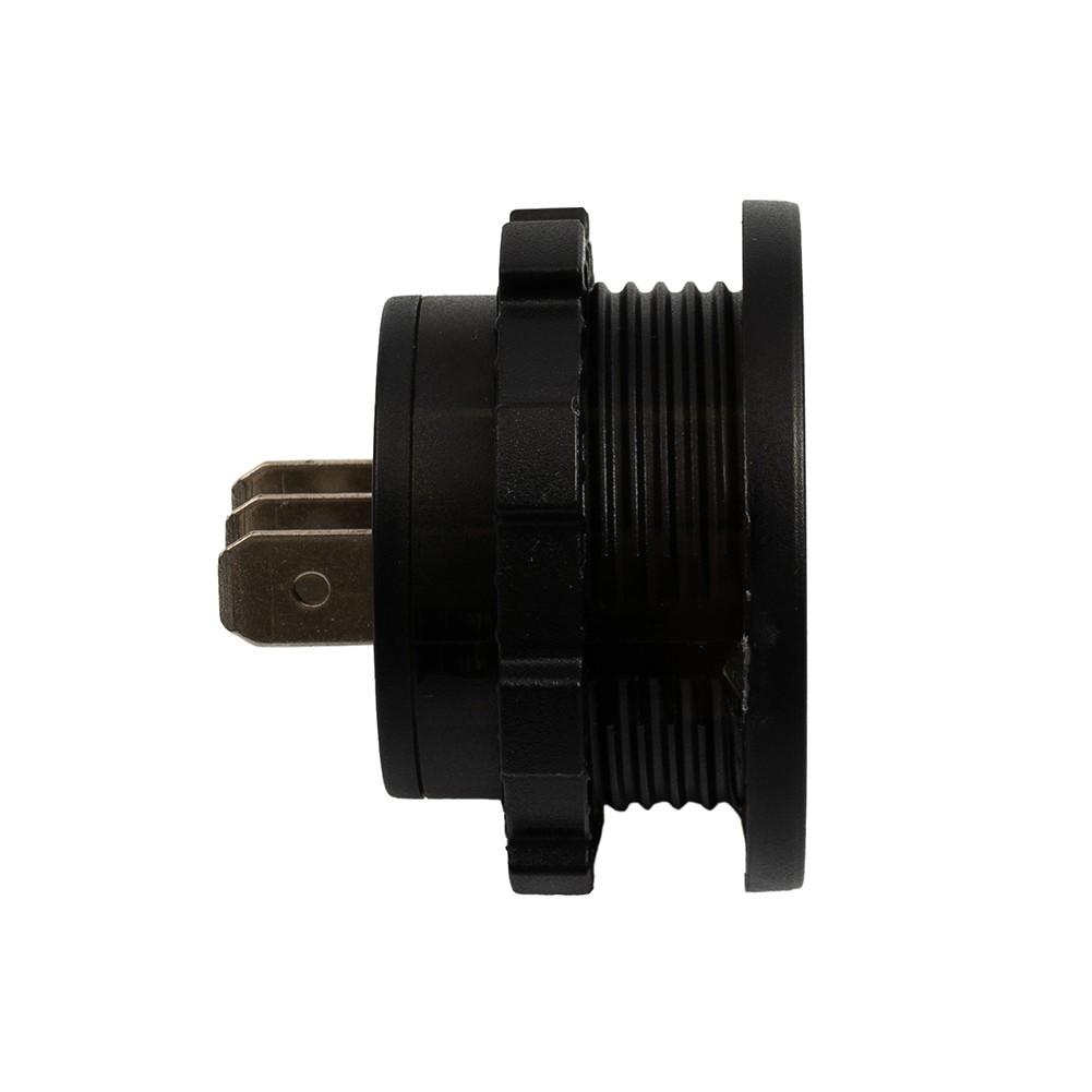 Green LED Digital Display Volt Meter Ammeter Voltage Round Car Voltmeter Amp