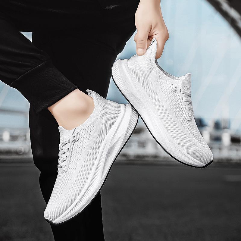 Herrskor sommar par mesh skor med bred läst mode trend vardagliga damsportskor herrskor för utomhuslöpning