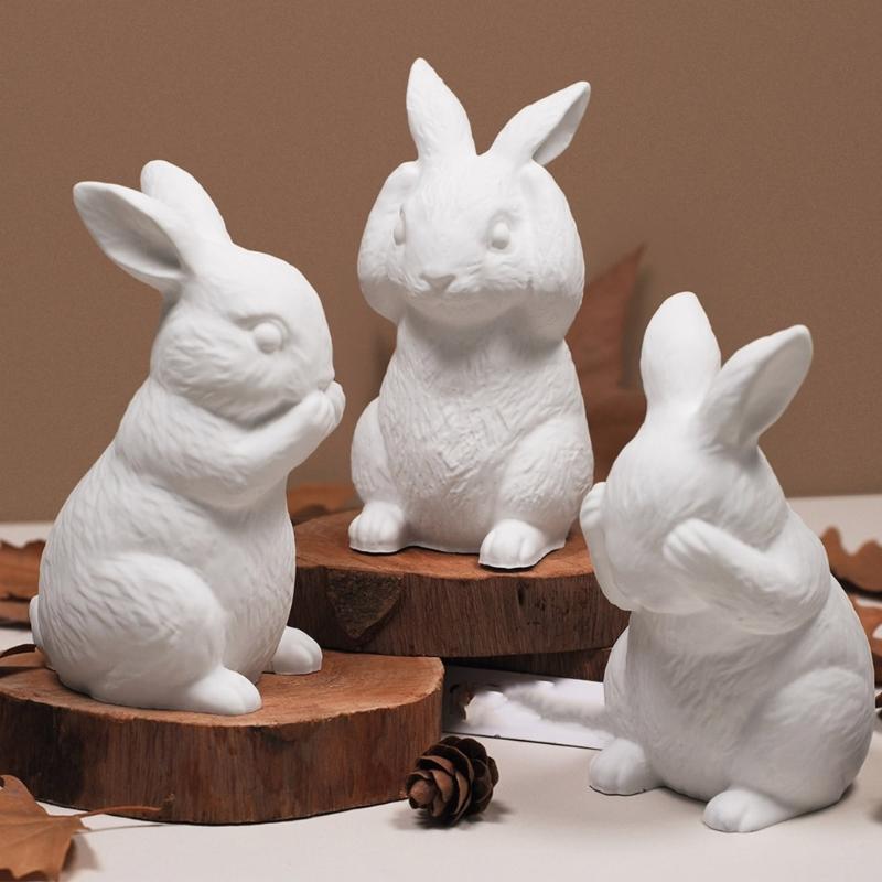 Practical Sturdy Silicone Mould Accessory for Rabbit Candle Holders Portable for Handmade Gifts and Home Accent
